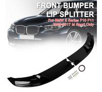 Gloss Black Front Splitter Lip Diffuser Per BMW 5 Series F10 M Performance A7