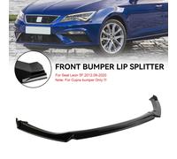 Gloss Black Front Spoiler Lip Performance Per Seat Leon 5F 2012-2020 L3