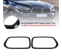 Gloss Black Mascherina Paraurti Anteriore Cornice Cover Fit Per BMW X2 F39 UK