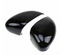 Gloss Black Mirror Cover Cap Pair for per ford per fiesta MK7 | Glossy black finish, weatherproof ABS, direct fit, left and right pair, enhances style