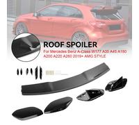 Gloss Black Rear Boot Spoiler Roof Per Mercedes A-Class W177 A45 A35 L0