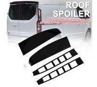 Gloss Black Rear Twin Barn Door Roof Spoiler Per Ford Transit Custom 2012-23 H0
