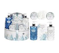 GLOSS ! Cofanetto da bagno JEWELERY - Cofanetto regalo Natale - Idea regalo per compleanno, amante, San Valentino, festa della mamma - benessere e relax - ALOE VERA & PEPPERMINT