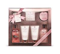 GLOSS! | Cofanetto Regalo per Donna | Set Bagno 7 Pezzi | Profumo di Rosa | Cesto di Bellezza, Cura e Benessere | Idea Regalo Originale per Donna, Compleanno, Festa della Mamma|Regali di Natale