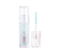 Gloss Ice Clear Lip Gloss with Glitter Pearlescent idratante Lip Dye Nourishing Lip Glaze Oil Lipstick Base Temperature Change Lip Gloss 2.5ml Naturale Cosmetico Rossetto Rosso (A, Taglia unica)
