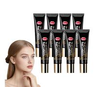 Gloss idratante volumizzante per labbra con acido ialuronico - Olio trasparente per labbra dall'aspetto più pieno, balsamo idratante non appiccicoso con effetto lucido e finitura lucida (8 pezzi)