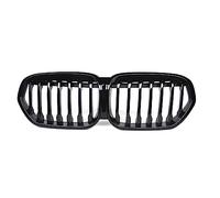 Gloss Nero ABS Anteriore Rene Paraurti Griglia Per BMW Per F48 Per LCI Per X1 2019-2021 Accessori Auto Ricambio Griglie Da Corsa Griglia Radiatore(2-Slat Gloss Black)