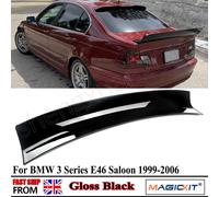 Gloss Nero Baule Posteriore Spoiler Ala Per BMW E46 Serie 3 318i 320d 330i Berlina 1999-2005 MP Stile Coda Grande Labbro Spoiler Trim gloss black