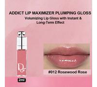 Gloss volumizzante per labbra Dior Addict Lip Maximizer - Effetto volume immediato e a lungo termine - Idratazione 24h #012-Rosewood Formato da viaggio -2ml/0,07oz. 1 pz
