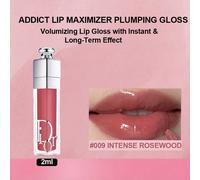Gloss volumizzante per labbra Dior Addict Lip Maximizer - Effetto volume immediato e a lungo termine - Idratazione 24h #009-Intense Rosewood Formato da viaggio-2ml/0,07oz. 1 pz