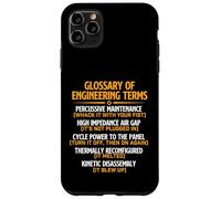 Glossario dei termini di ingegneria - Ingegnere Meccanico Scienza Custodia per iPhone 11 Pro Max