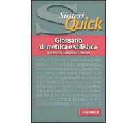 Glossario di metrica e stilistica