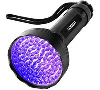 GLOSSDAY Torcia UV a luce nera, 100 LED a luce nera, per rilevatore di animali domestici per cani/gatti, cercatore di scorpioni
