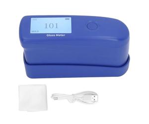 Glossmetro, Glossmetro digitale LCD for superfici verniciate con angolo di 60° for pietra, metallo, spegnimento automatico e modalità QC uscita dati USB