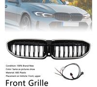 Glossy Black Kidney Grille Grill 51138072085 Per BMW 3 Series G20 2019-2022 S1