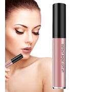 Glossy Lip Gloss, Long Lasting Shine, Glitter Moisturizing Stick, Lightweight Hydrating Formula, Plumper Lip Effect, Ideal for Women Daily Parties Commute Use, 6ml