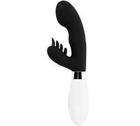 GLOSSY VIBRATORE RABBIT NERO