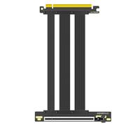 GLOTRENDS 150 mm PCIe 5.0 Cavo riser per RTX5090 RTX4090 RX9070 RX7900, compatibile con GPU PCIe 5.0/4.0, angolo retto di 90 gradi per montaggio verticale della GPU