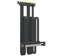 GLOTRENDS 600 mm PCIe 5.0 Cavo riser per RTX5090 RTX4090 RX9070 RX7900, compatibile con GPU PCIe 5.0/4.0, angolo retto di 90 gradi per montaggio verticale della GPU