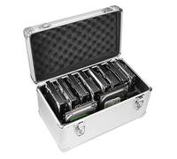 GLOTRENDS B10 Scatola di archiviazione a 10 slot per hard disk interni da 3,5 pollici, design portatile per il trasporto, resistente all'acqua IP65, organizzatore di HDD e scatola protettiva