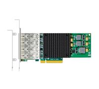 GLOTRENDS ST7322 a 4 porte 10Gb SFP+ Scheda di rete (Ethernet PCIE NIC) con controller Broadcom BCM57840, interfaccia PCIe 3.0 X8
