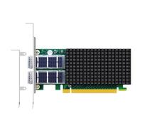 GLOTRENDS ST7338 2 porte da 100Gb QSFP28 Scheda di rete Ethernet con controller Mellanox ConnectX-5, interfaccia PCIe 3.0 X16, RDMA (RoCE), non Infiniband