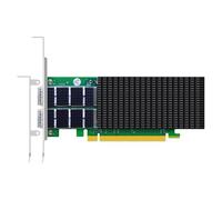 GLOTRENDS ST7438 2 porte da 200 Gb QSFP56 Scheda di rete Ethernet con controller Mellanox ConnectX-6, interfaccia PCIe 4.0 X16, RDMA (RoCE), non Infiniband