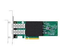 GLOTRENDS ST7443 a 2 porte 25 Gb SFP28 Scheda di rete(scheda di rete Ethernet PCIE) con controller Broadcom BCM57414, interfaccia PCIe 3.0 x8, supporto RDMA (RoCE v1/v2), non Infiniband RDMA