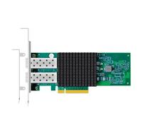 GLOTRENDS ST7477 Scheda di rete server PCIe 3.0 x8 Dual Port 10GbE SFP+, controller Broadcom BCM57302, compatibile con DCB, SR-IOV, avvio PXE/iSCSI