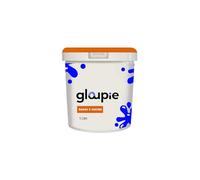 GLOUPIE BAGNI E CUCINE Pittura All'Acqua Traspirante Per Pareti Di Bagno E Cucina, 5 Litri, Bianco, Made In Italy