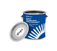 GLOUPIE GENIAL Smalto Poliuretanico Monocomponente Ad Acqua Per Protezione E Decorazione Di Interni Ed Esterni, Bianco Opaco, Confezione 0,75 Lt, Made In Italy