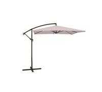 Gloupie Ombrellone Crilly Reclinabile a Braccio, Rettangolare 2x3 Metri,Tortora,