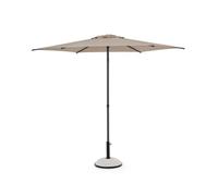 Gloupie Ombrellone Elix, Rotondo da 2.7 metri con Palo Centrale da 38 mm,Tortora