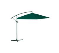 Gloupie Ombrellone Susy Reclinabile a Braccio, Rotondo Diametro di 3 metri,Verde