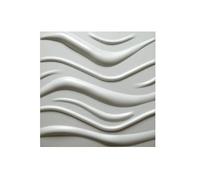GLOUPIE Pannelli Decorativi Effetto 3D Per Pareti E Soffitti, In Polistirolo Estruso XPS Dalle Capacità Isolanti Termiche, 50 x 50 cm, Spessore 1 Cm, Pittabili, Fantasia Moderna, 8 Pezzi Per 2 MQ