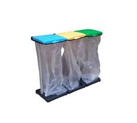 GLOUPIE Portasacchi Per Raccolta Differenziata Clean In Resina, L 97 x P 36 x H