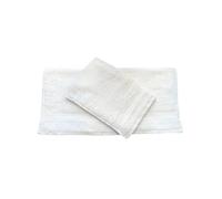 GLOUPIE Set 2 Asciugamani Bagno Viso E Bidet In 100% Spugna Di Puro Cotone In Ti