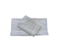 GLOUPIE Set 2 Asciugamani Bagno Viso E Bidet In 100% Spugna Di Puro Cotone In Ti