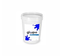 GLOUPIE SUPER QUARZ Pittura Al Quarzo Per Esterno Resistente Alle Intemperie, 1 Litro, Bianco, Made In Italy