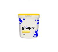 GLOUPIE SUPER WASH Pittura All'Acqua Lavabile Traspirante Per Pareti Per Tutti Gli Ambienti Interni, 5 Lt, Bianco, Made In Italy