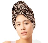 GLOV Cura dei capelli Turbante per capelli ultra-assorbente Hair Wrap Cheetah 1 Stk.