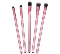Glov Pennelli Trucco Occhi Professionali Set Completo 5 Pennelli Make up Occhi Morbidi Vegan e Cruelty-free per Sfumature e Applicazione Precisa Design Elegante Ideale per Ogni Look