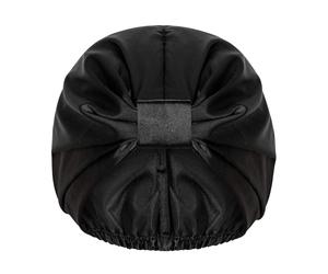 Glov Satin Bonnet Black Turbante Nero per Capelli