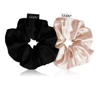 GLOV Scrunchies M elastici per capelli Sparkling Wine/Black 2 pz