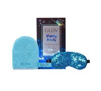 Glov Sleeping Beauty Sleep Mask Blue + Textile Makeup Remover Glove - Set Maschera Notte