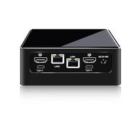 Glovary Mini PC Core i5 1235U (10C12T, up to 4.4GHz), Ufficio Desktop Computer, Dual i226V 2.5GbE LAN, DDR5 16GB RAM 512GB NVMe SSD (PCIe4.0 x 4), W11 Pro, WiFi6, BT5.2