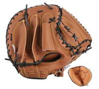 Glove di baseball per adulti Glove da baseball per adulti, catcher di softball da 12, 5 pollici MITT, guanti di softball in pelle in PVC addensato, lanciatore riutilizzabile