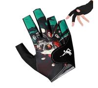 Glove di biliardo - guanto traspirato a secco | Guanti per donne uomini sinistra della mano destra | A metà non slip resistente all'usura resistente Sports protezione Fit confortevole como