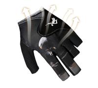 Glove di biliardo - guanto traspirato a secco | Guanti per donne uomini sinistra della mano destra | A metà non slip resistente all'usura resistente Sports protezione Fit confortevole como