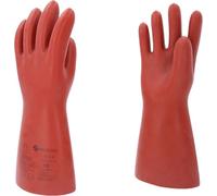 Glove for electricians with protective insulation, size 10, red